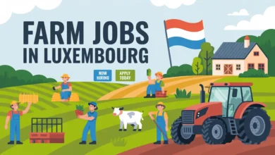Farm Jobs in Luxembourg with Visa Sponsorship 2025 (€34 Per Hour)